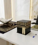 حصالة الادخار للحج والعمرة بتصميم الكعبة المشرفة